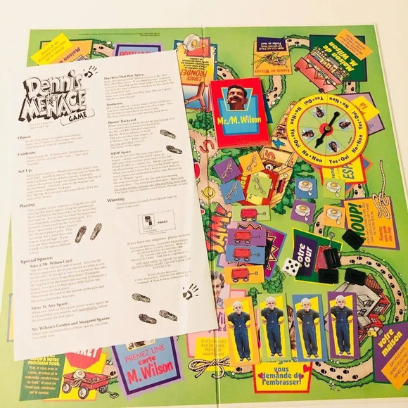 1993 Dennis The Menace The Movie Playtoy Board Game  Complete French and ENG - Picture 7 of 16